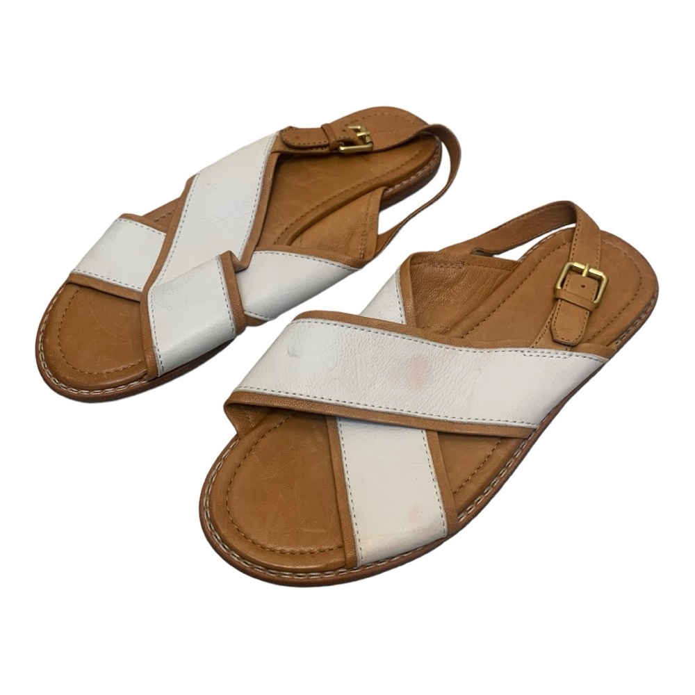 Frye White Sandals